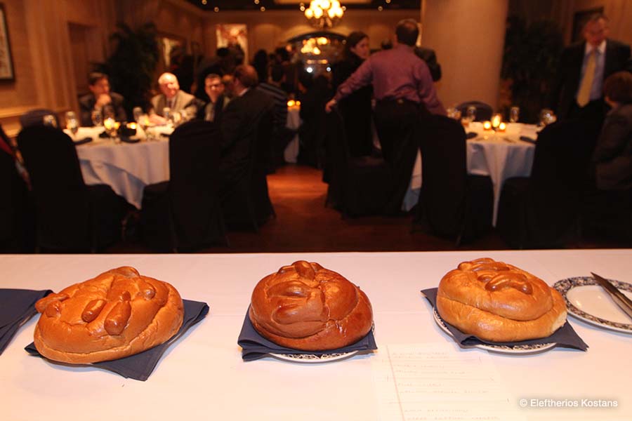 Hellenic Lawyers Vasilopita Cutting 2012