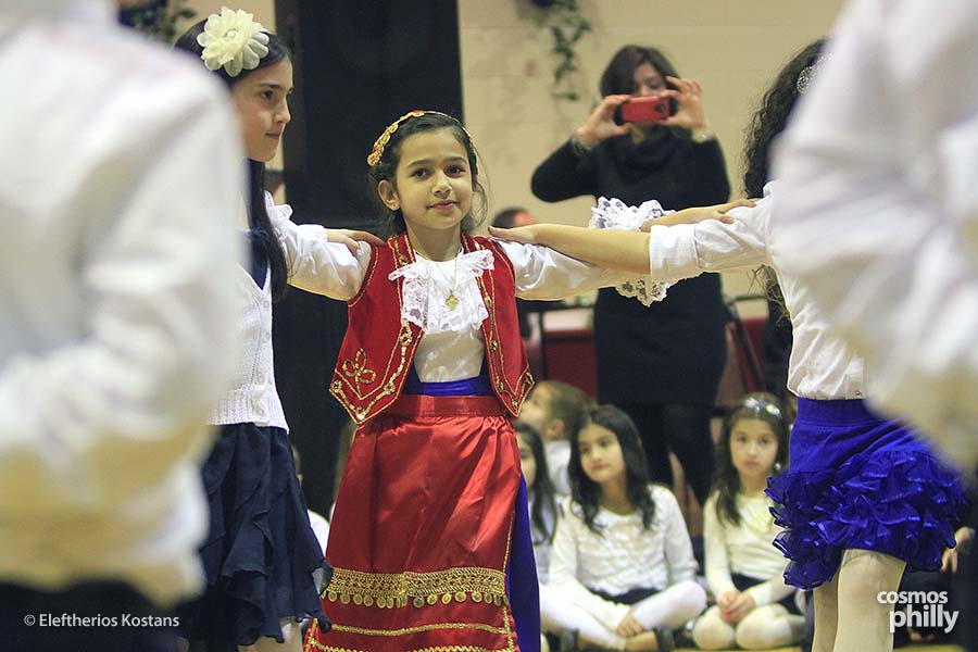 Photo Op For Beaming Greek School Parents