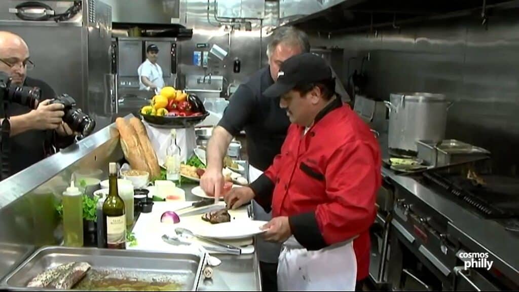 Tweaking the Greek in him, cooking with Chef Philip Hernandez