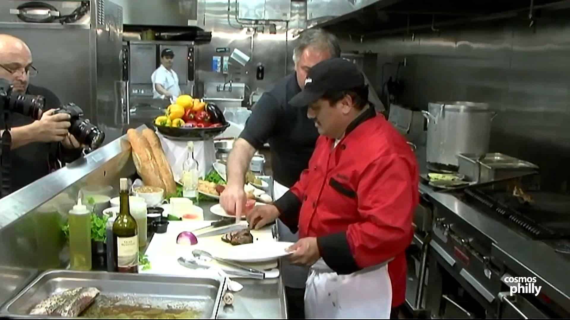 Tweaking the Greek in him, cooking with Chef Philip Hernandez