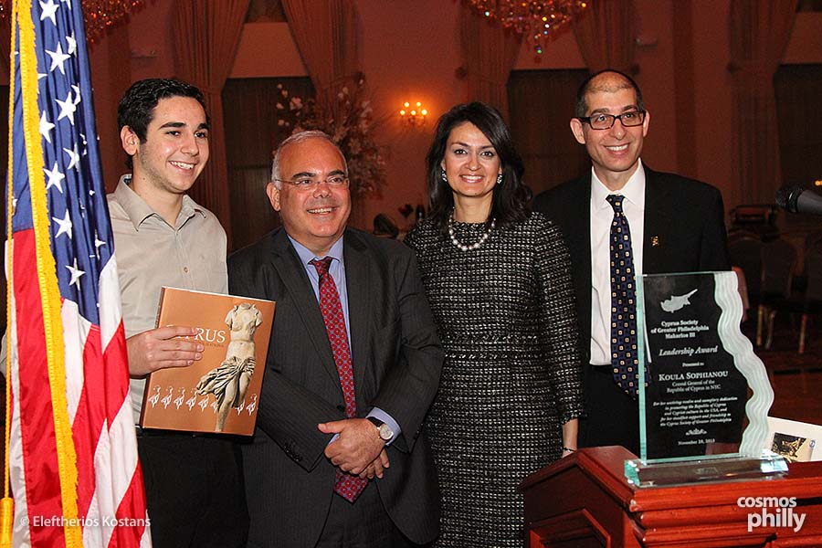 Philadelphia’s Cypriot Society honors Consul General Sofianou at their annual dinner dance