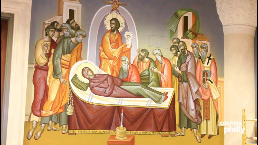 Byzantine Painter Dr. Kordis completes next stage of Iconography at St. Sophia