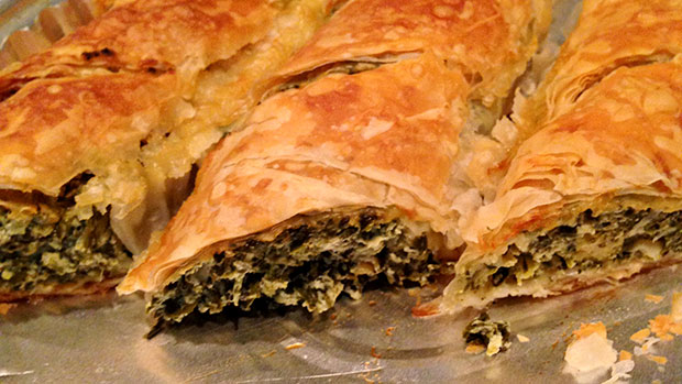 Spanakopita (Spinach Pie) in Phyllo Recipe