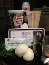 Spanakopita Ingredients