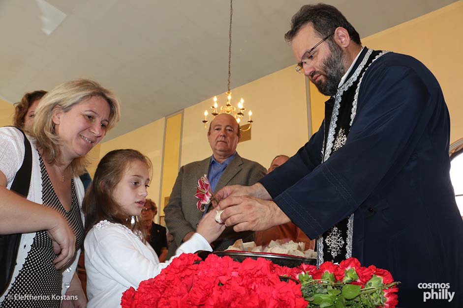 Agiasmos for Evangelismos Greek school