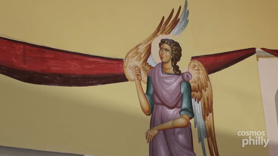 Byzantine Iconographer Papastamatiou Returns To Paint At St. Luke