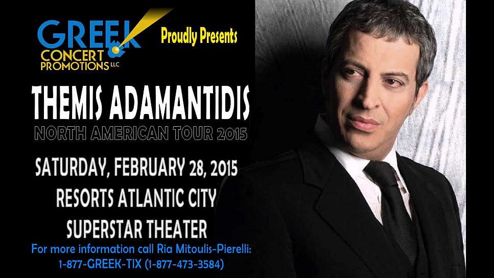 Warm Up the Winter with a hot night of Laika, Themis Adamantidis North American Tour