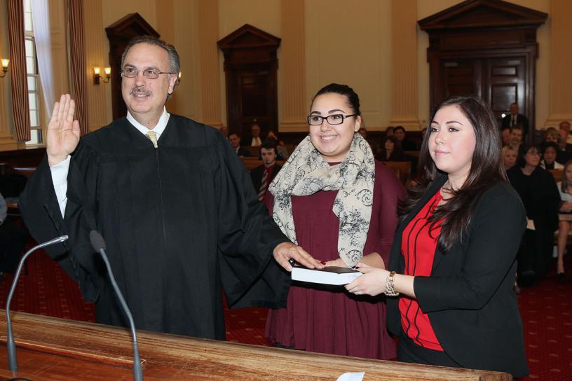 Judge Karapalides sworn in to third term