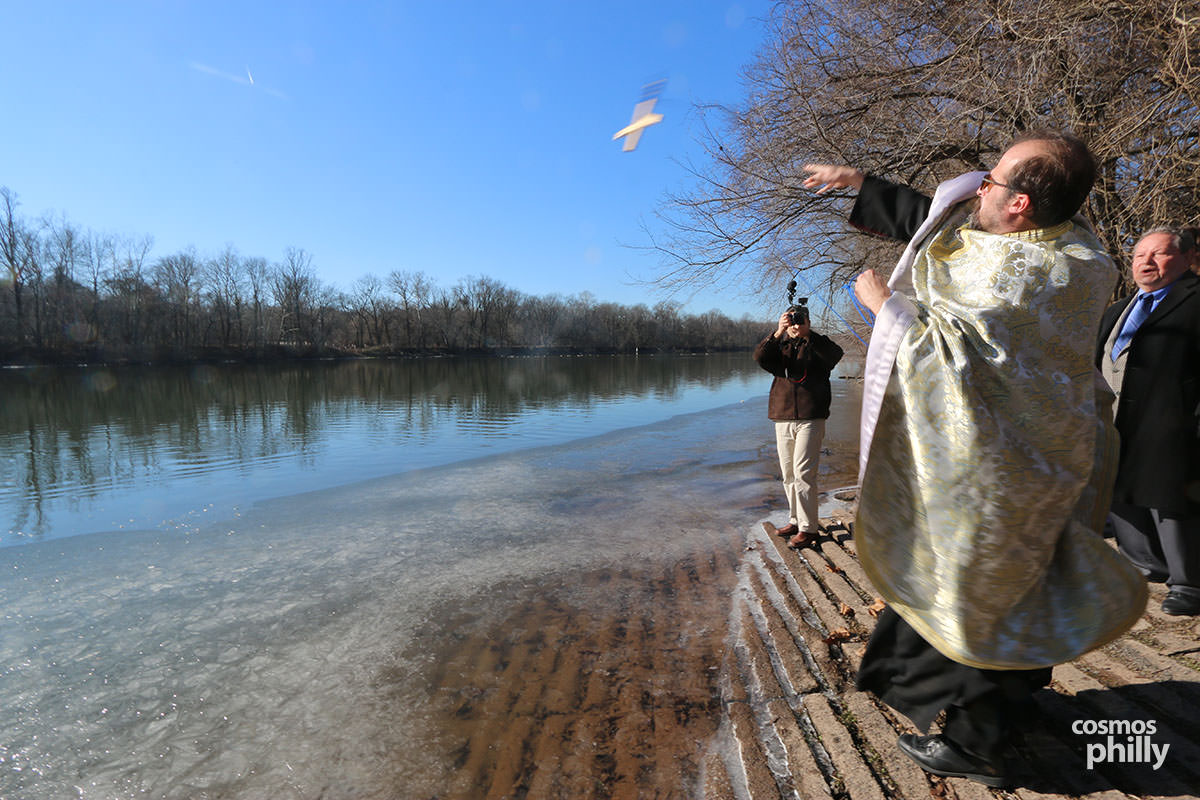 St. Sophia Celebrates Epiphany Day along the Schuylkill River