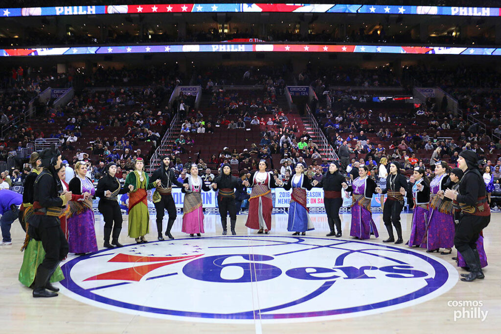 Blue And White Returns To 2nd Annual Sixers Greek Heritage Night