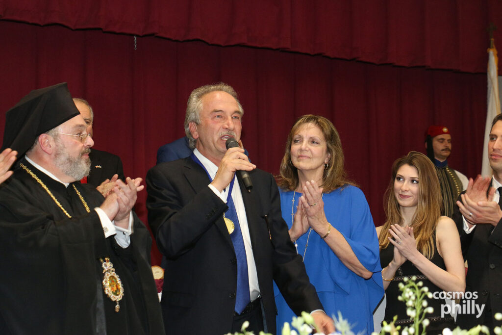 Demosthenes Vasiliou Awarded Eleftheria Medal At Greek Independence Day Dinner