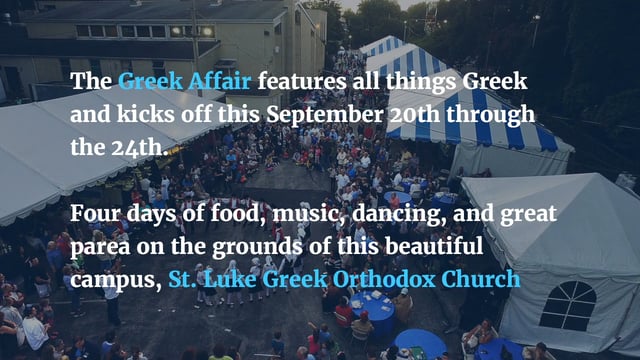 St. Luke Greek Festival To Kick Off In Broomall