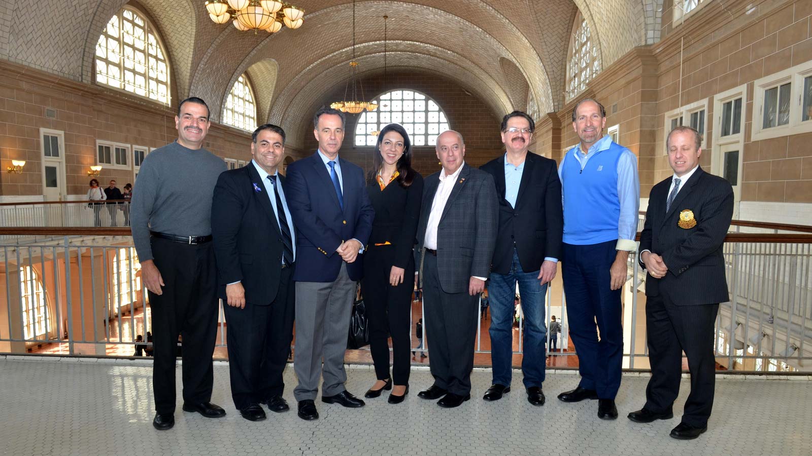 AHEPA Celebrates OXI Day at Ellis Island