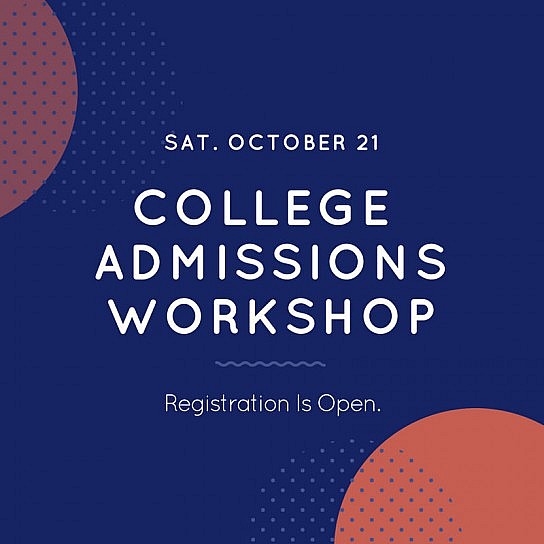 This October: College Admissions Workshop at St. Luke Church