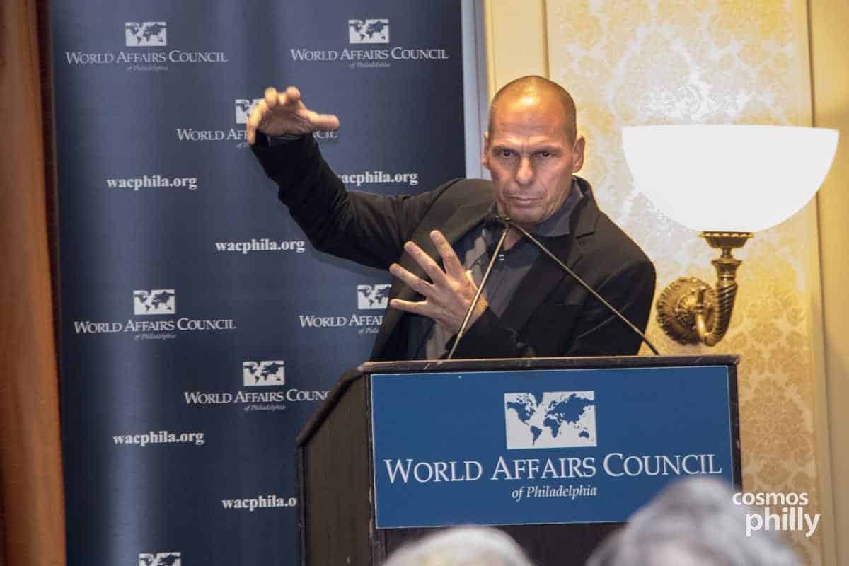 Greece’s Former Finance Minister Yianis Varoufakis Visits Philadelphia
