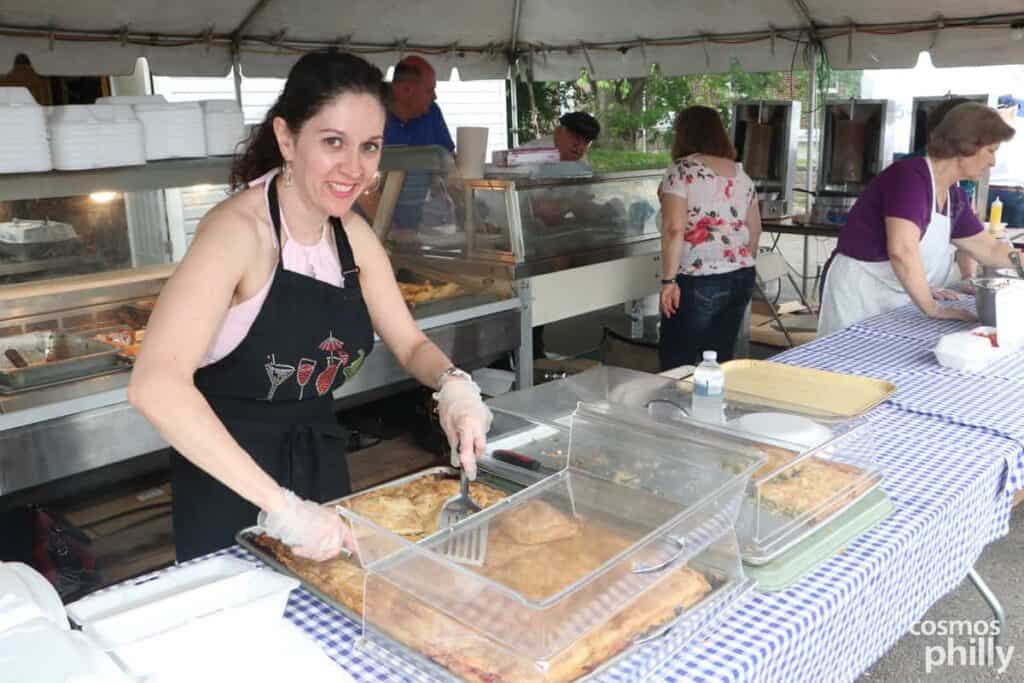 Perfect Bougatsa Served at Evangelismos Greek Festival