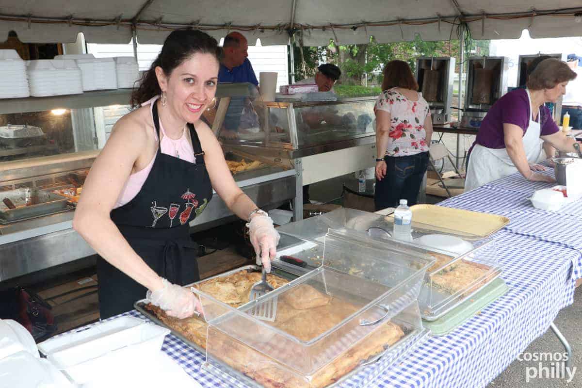 Perfect Bougatsa Served at Evangelismos Greek Festival