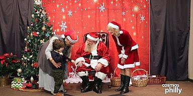 Mr. & Mrs. Claus Visit St. Demetrios
