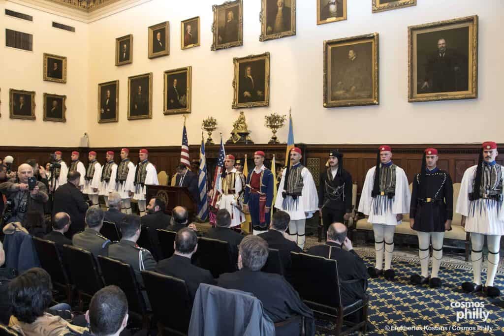 Hellenic Federation Annual Flag Raising Ceremony in Philadelphia