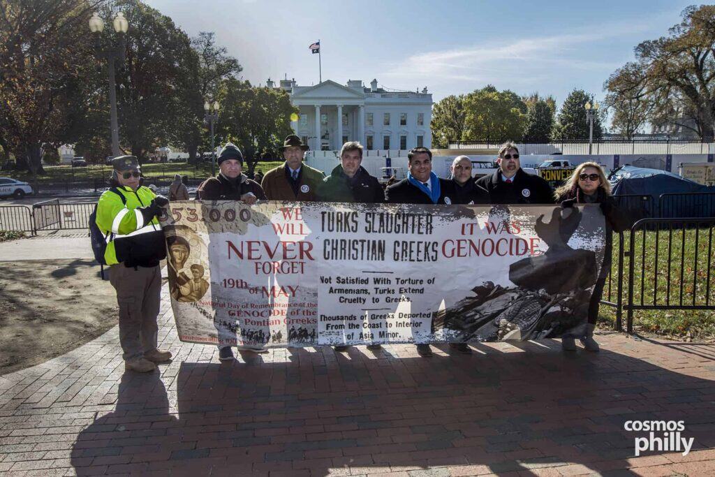 AHEPA Leads Protest in Washington DC