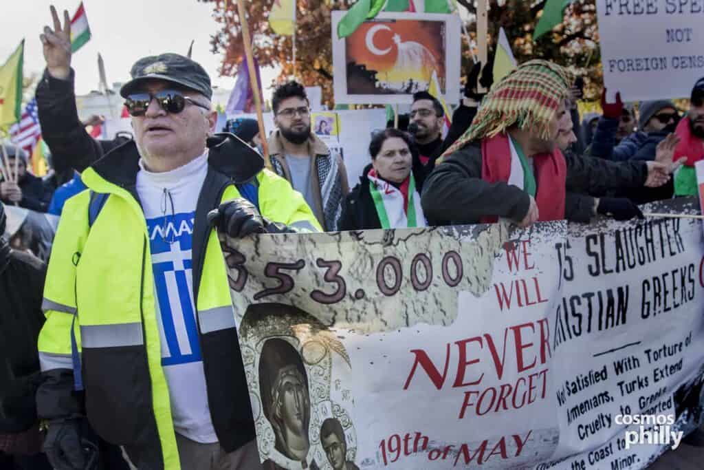 AHEPA Leads Protest in Washington DC
