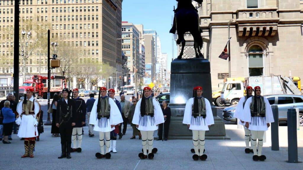 Federation of Hellenic American Societies of Philadelphia Annual Flag Raising Ceremony 2020