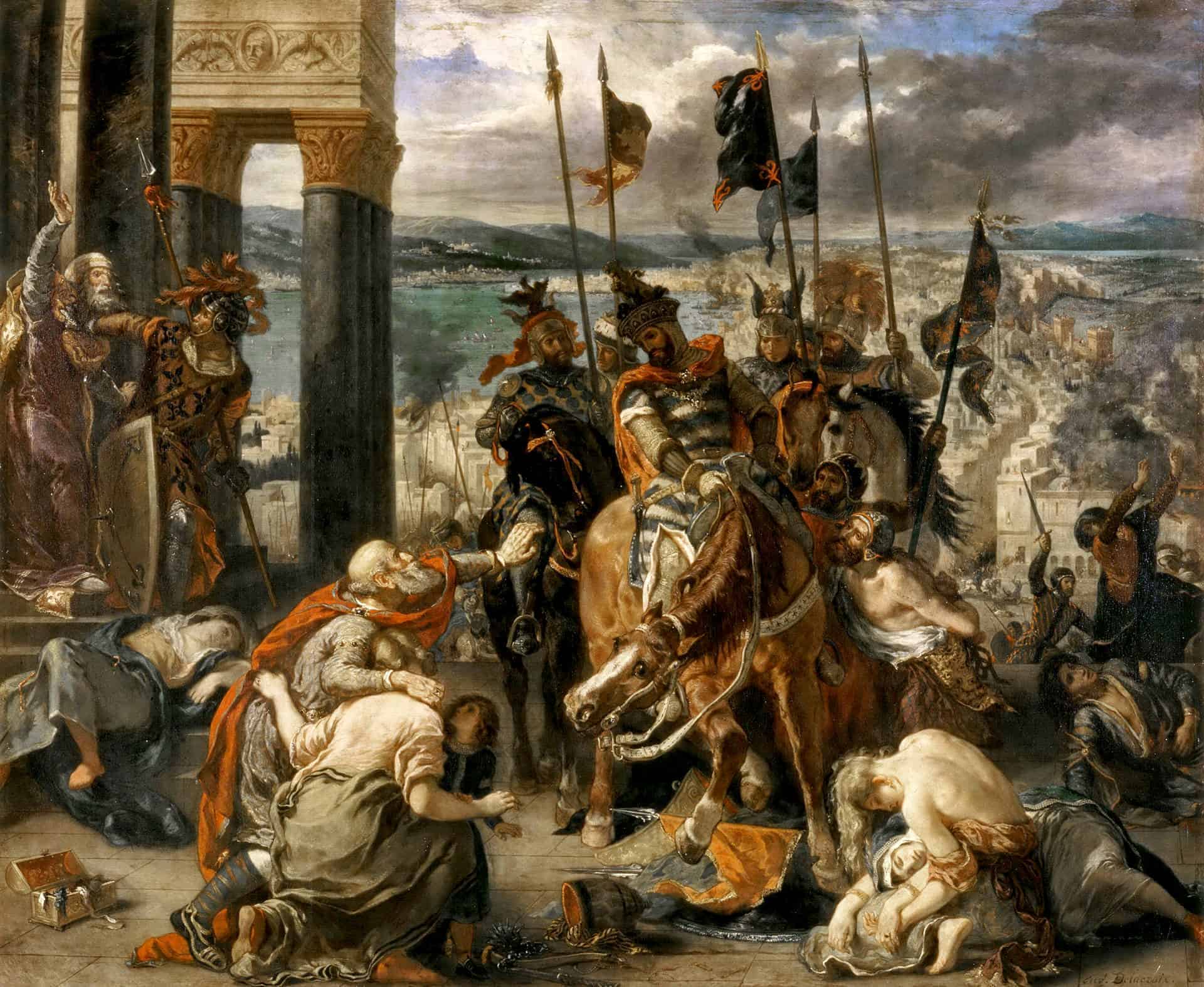 The Entry of the Crusaders in Constantinople, by Eugène Delacroix