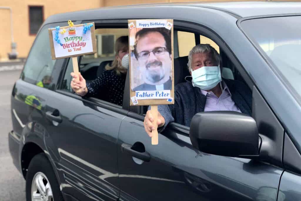 A Caravan of Love and Best Wishes for Father Peter Thornberg