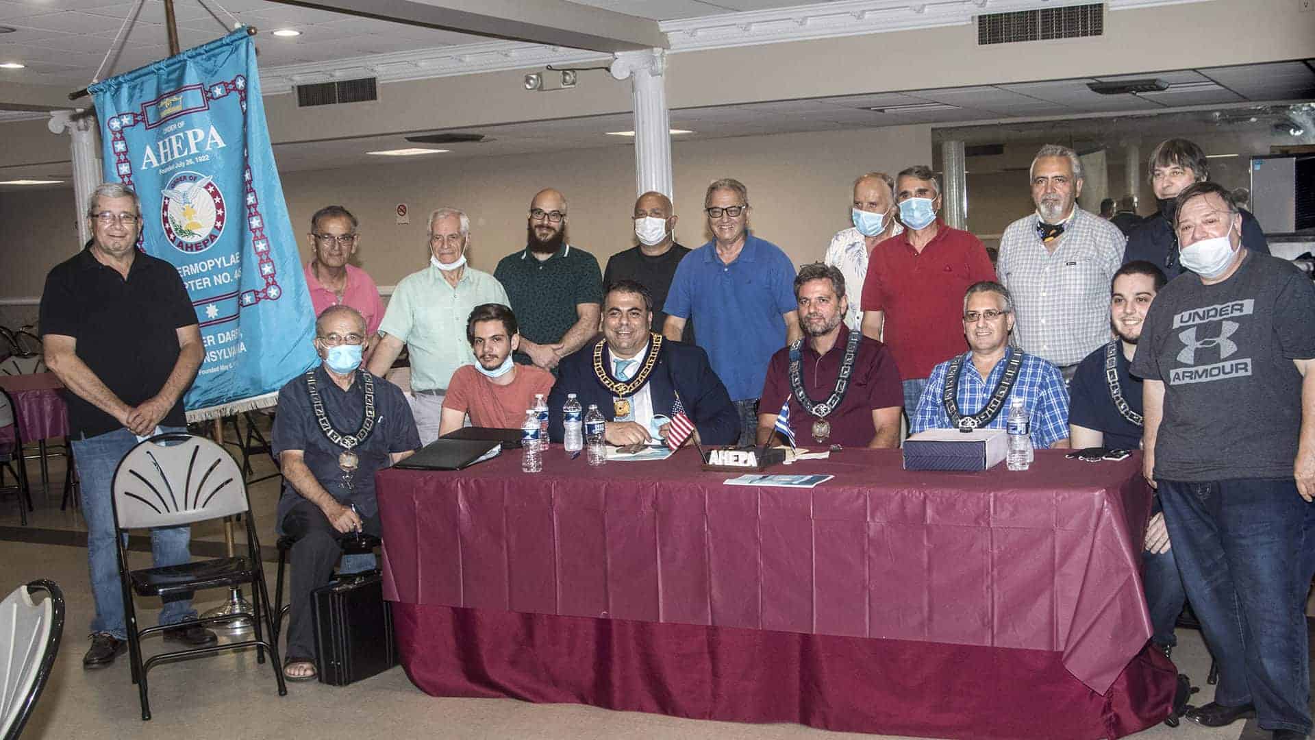 AHEPA Thermopylae Chapter 445 Host Elections And Supreme President George Horiatis