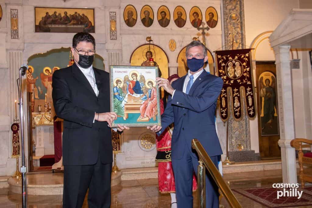 Governor Carney Of Delaware Gives Proclamation At Holy Trinity In Honor Of 200th Anniversary Of Greek Independence