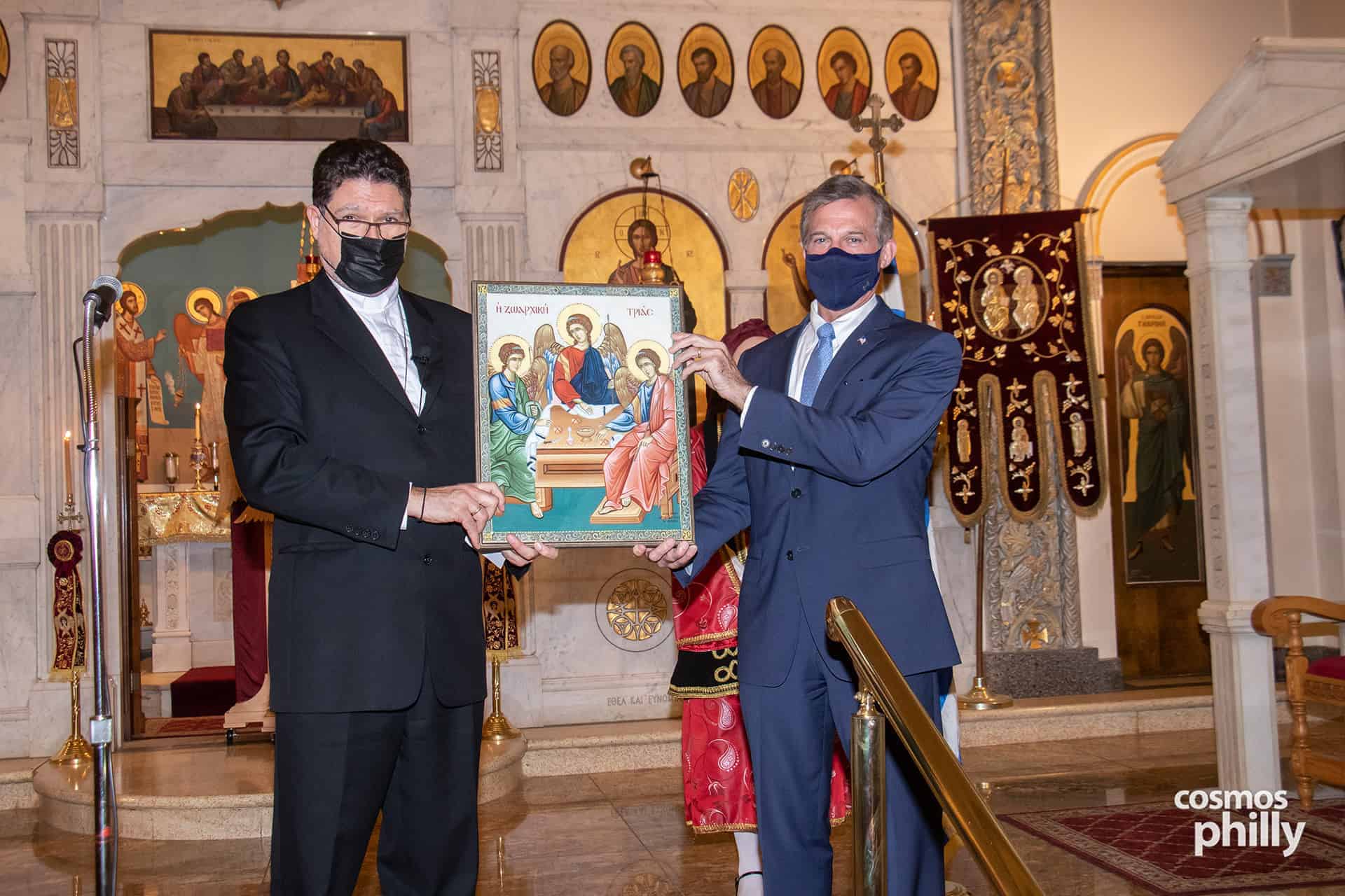 Governor Carney Of Delaware Gives Proclamation At Holy Trinity In Honor Of 200th Anniversary Of Greek Independence