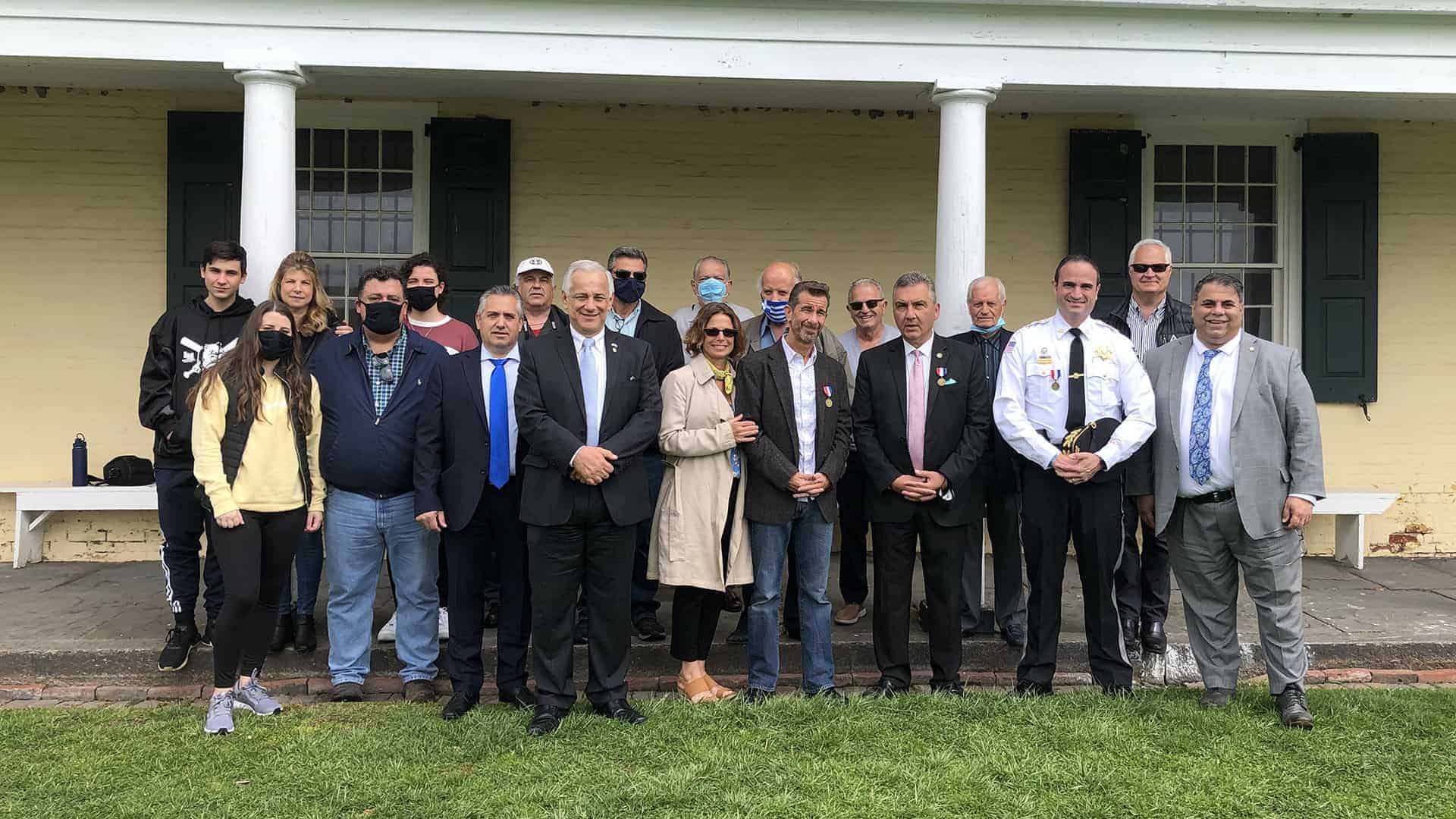 AHEPA Celebrates Greek Bicentennial At Fort Mifflin