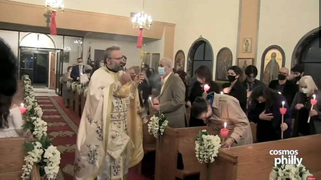 The Divine Liturgy of the Resurrection at Evangelismos