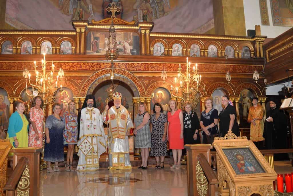 Archbishop Elpidophoros Visits St. George Greek Orthodox Cathedral