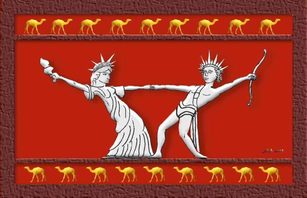 The Colossus Of Rhodes And Lady Liberty – Two Identical Wonders Of The World 2164 Years Apart