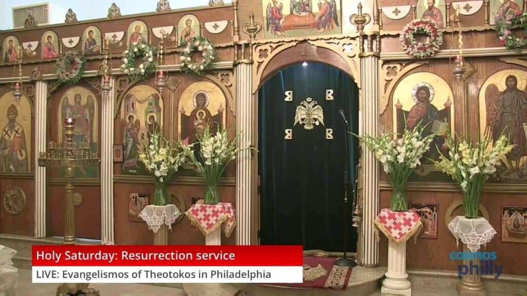 Resurrection Service at Evangelismos of Theotokos