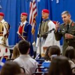 Evzones at St. Thomas Greek Orthodox Church in Cherry Hill, NJ, in 2023