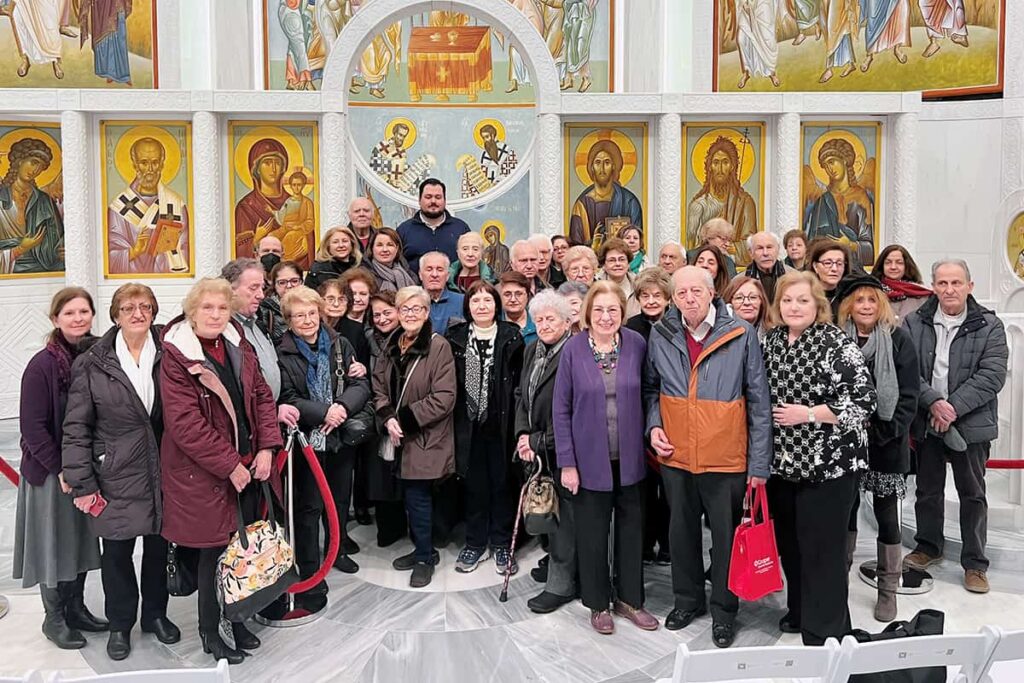 St. Thomas Seniors Pay Homage To St. Nicholas Shrine