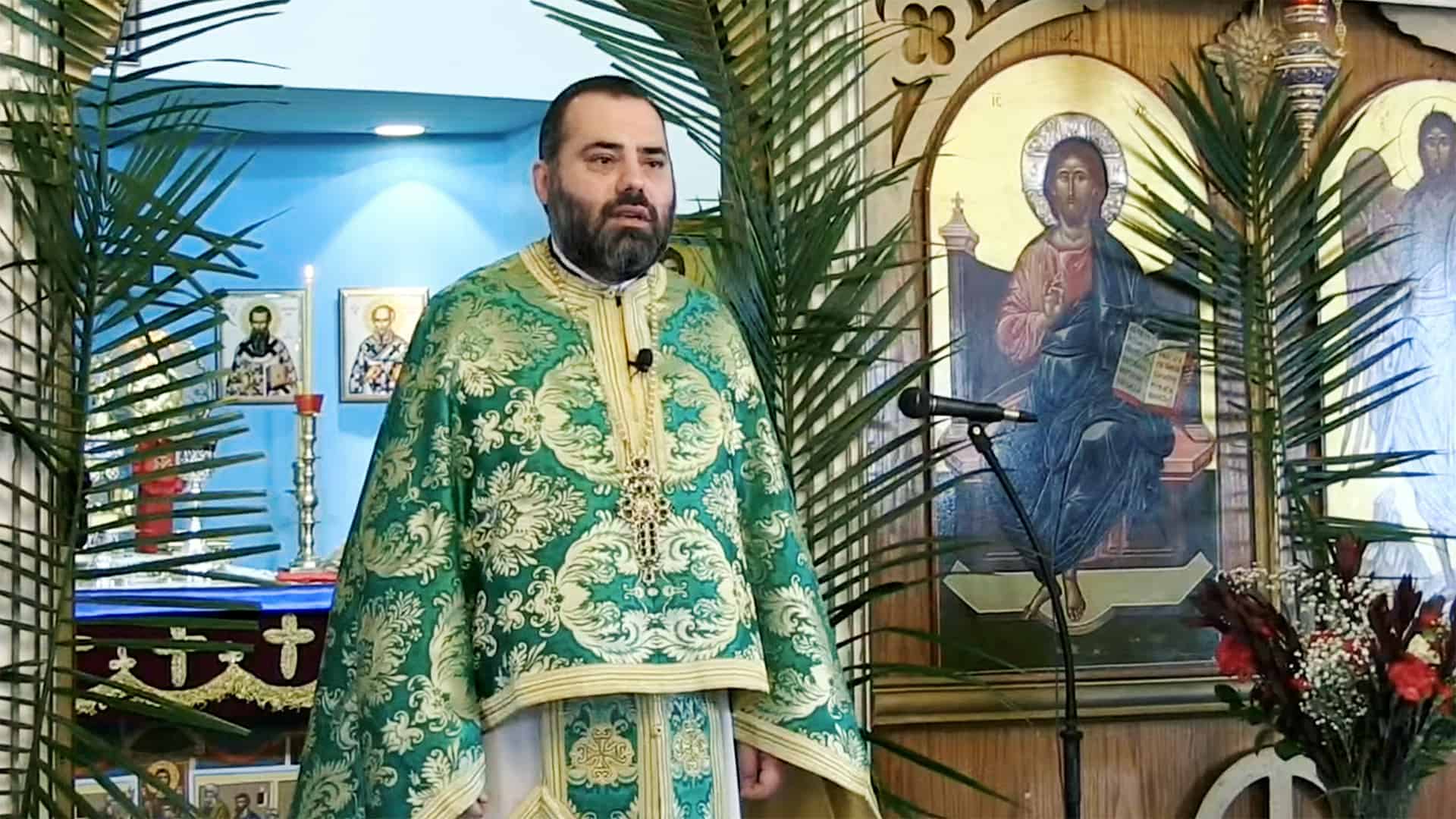 As it happens Palm Sunday Liturgy at Evangelismos of Theotokos Greek