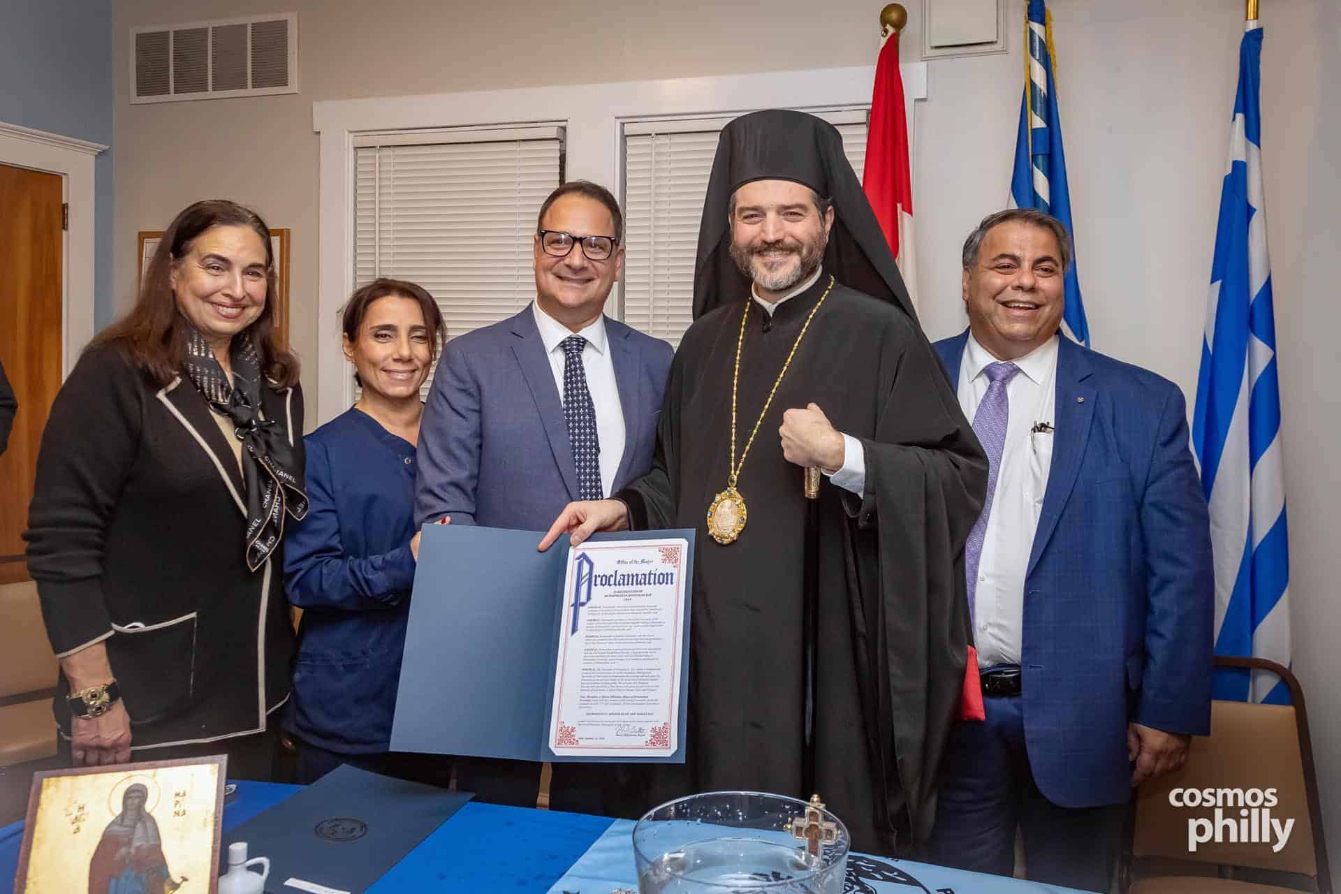 Historic Visit From Metropolitan Apostolos Highlights Federation’s 2024 Vasilopita Tradition