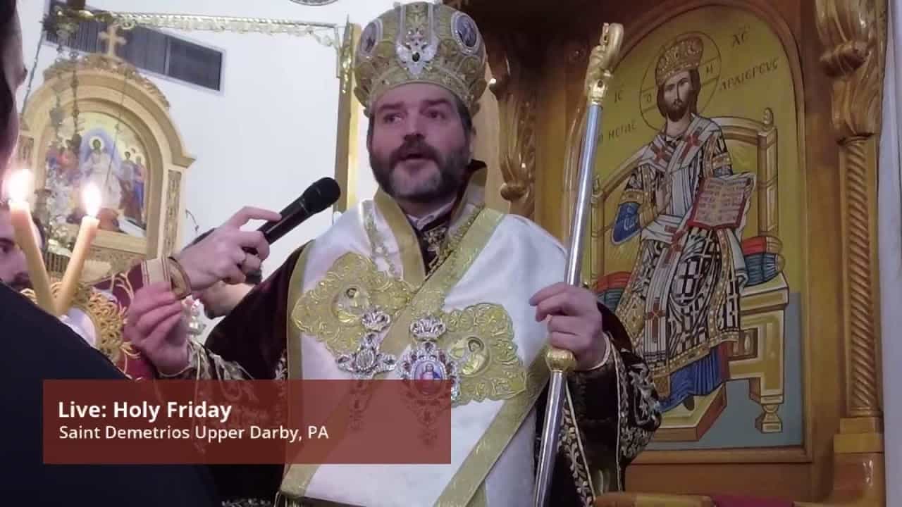Solemn Holy Friday Services At St. Demetrios In Upper Darby