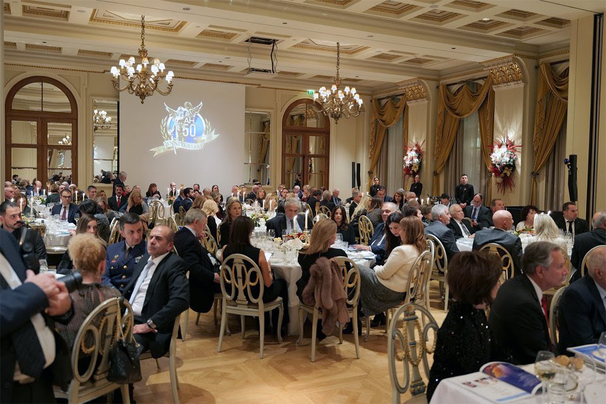 AHI Honors U.S. Ambassador and Prominent Philanthropists at the 20th Annual Athens Awards Dinner