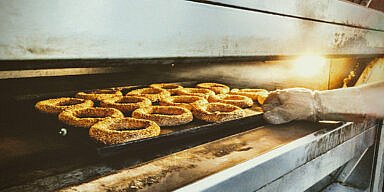 The traditional Koulouri of Thessaloniki - Fresh from the oven