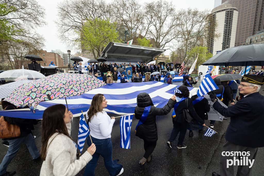 Philadelphia Greek Independence Day Parade Filled the Parkway With Flags, Music, and Community