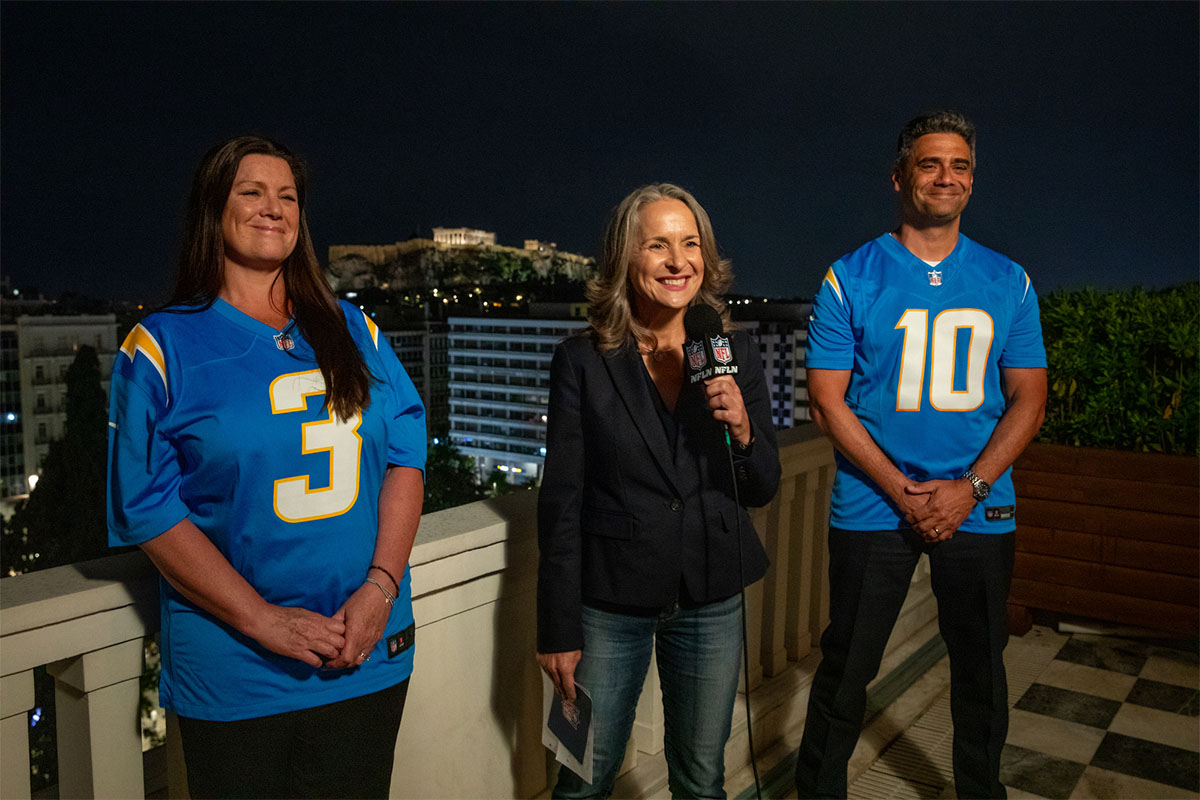 Los Angeles Chargers Bring The NFL To Greece, Marking A Historic First