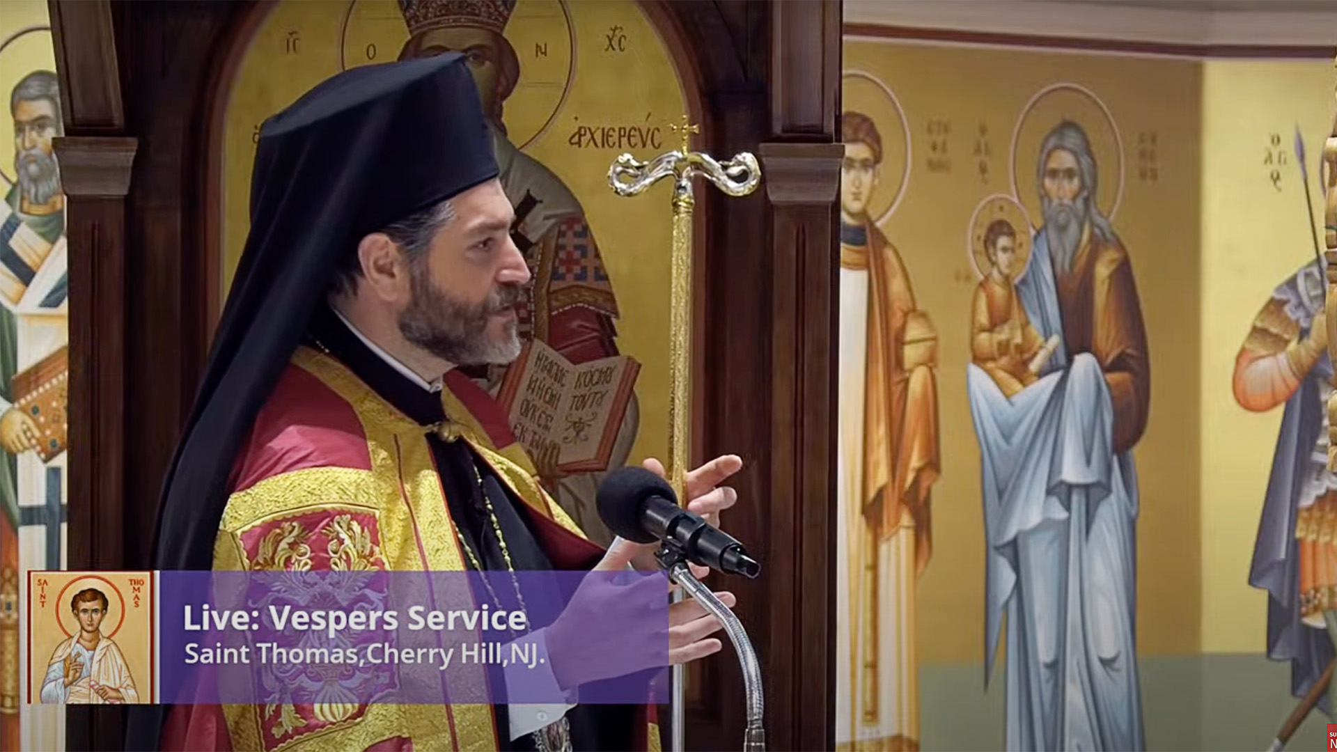 Saint Thomas Weekend Celebration Begins with Vespers Service