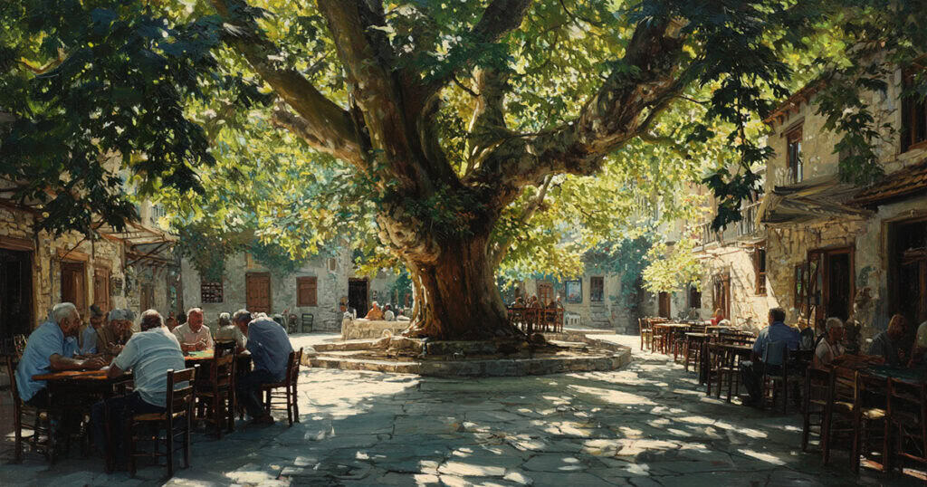 As the Plane Trees Die, a Piece of Greece Fades With Them