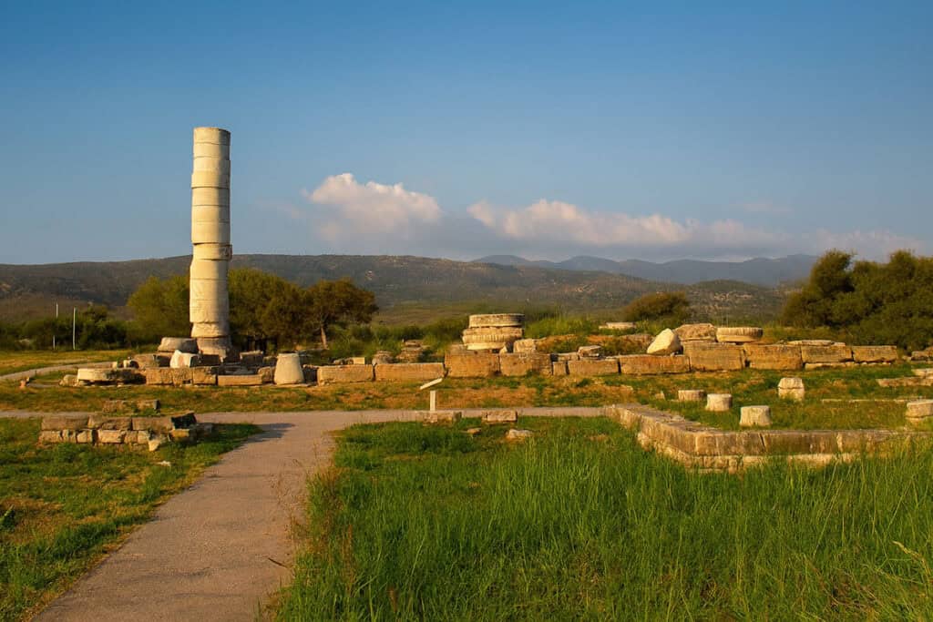 Ruins of the Temple of Hera on Samos