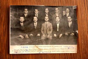1926 photograph of the elected officers of AHEPA Camden Chapter 69 in Camden, New Jersey