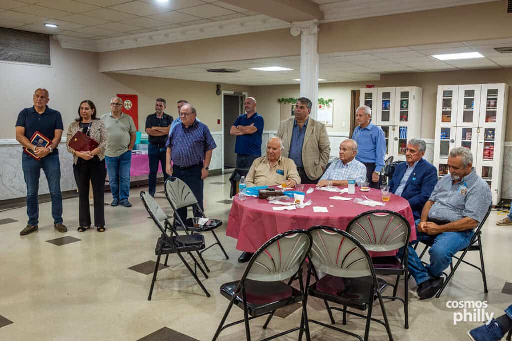AHEPA Cigar Night fundraiser at St. Demetrios Greek Orthodox Church in Upper Darby, September 27, 2025 - 12
